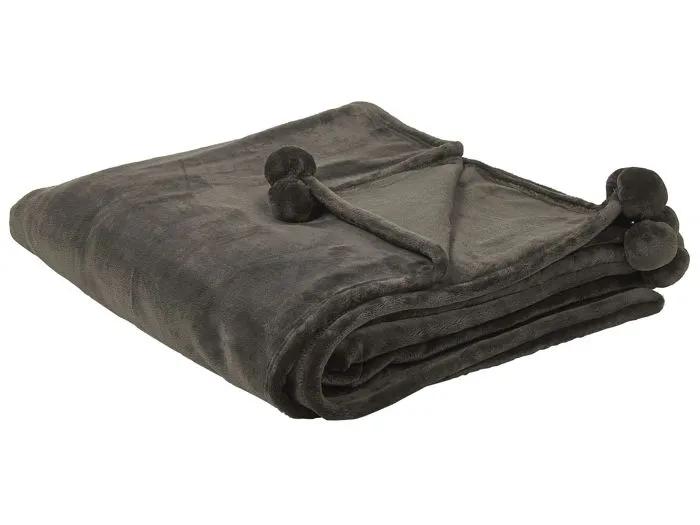 terke plaid 200 x 220 cm dark gray