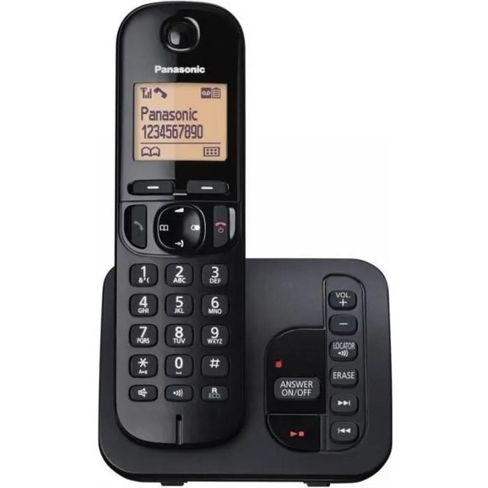 panasonic cordless telephone kx-tgc220 black