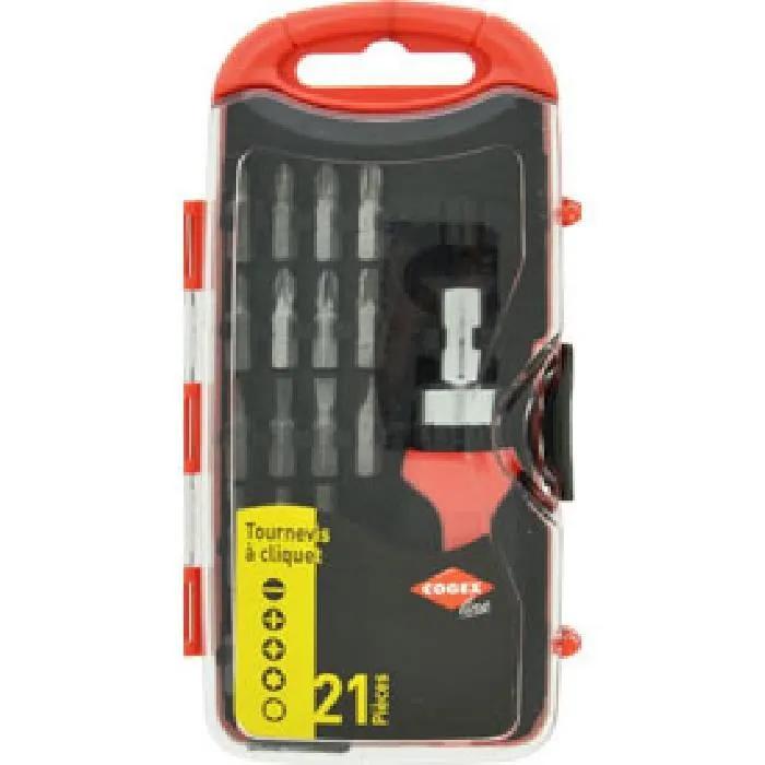 cogex ratchet screwdriver 20 bits 15439