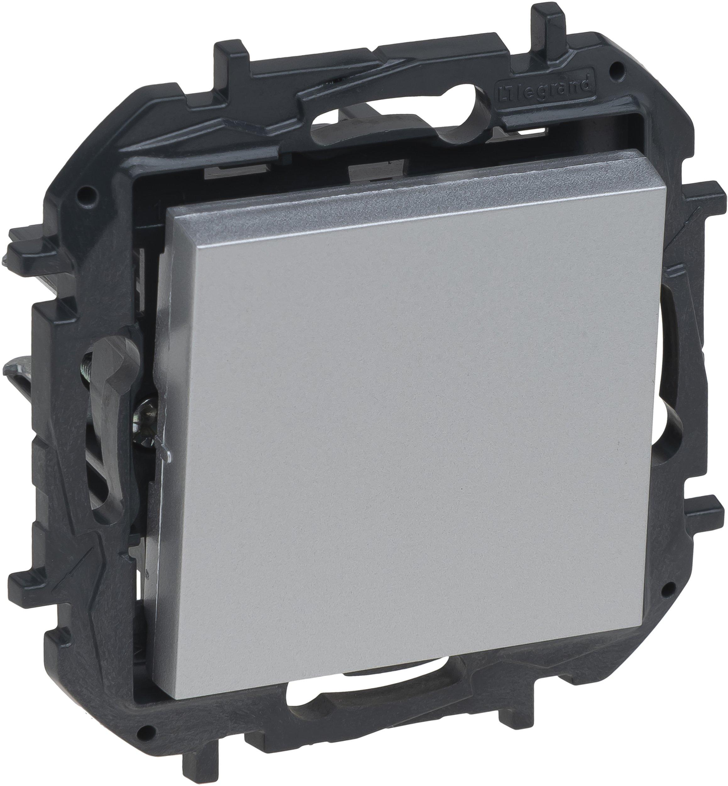 legrand switch niloe step 863306b aluminum 10a