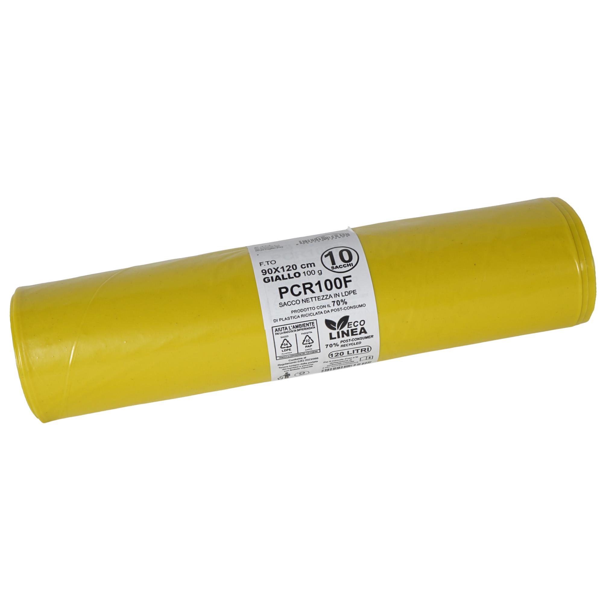 bio extrusion garbage bags 90x120cm 120l 10 pack