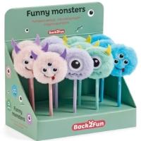 miquelrius pencils display pompom monster 12 pack