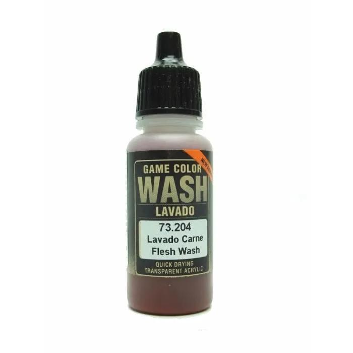 vallejo model paint game color flesh wash 17ml