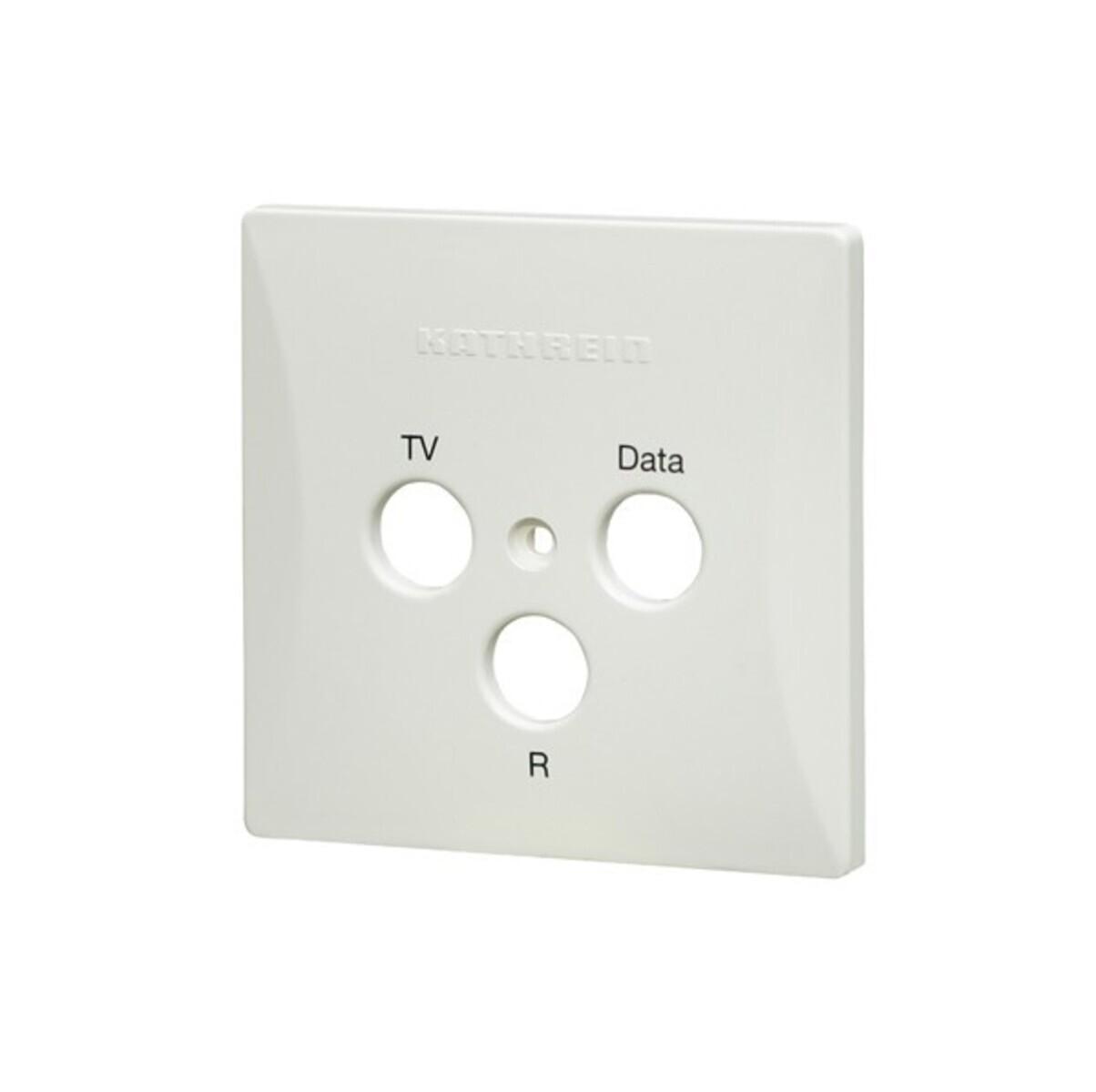 kathrein cover plate esz 54 pure white