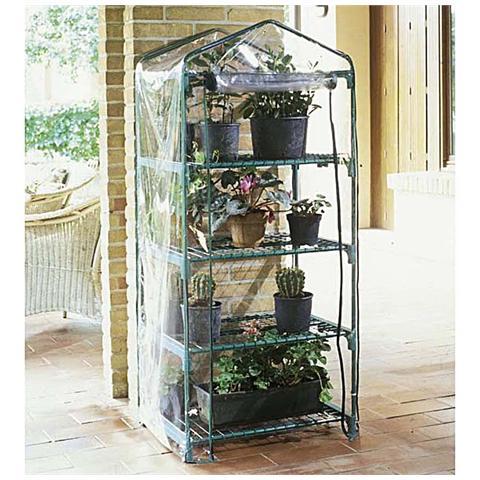verdemax greenhouse azalea 4 shelves 70x50x158cm