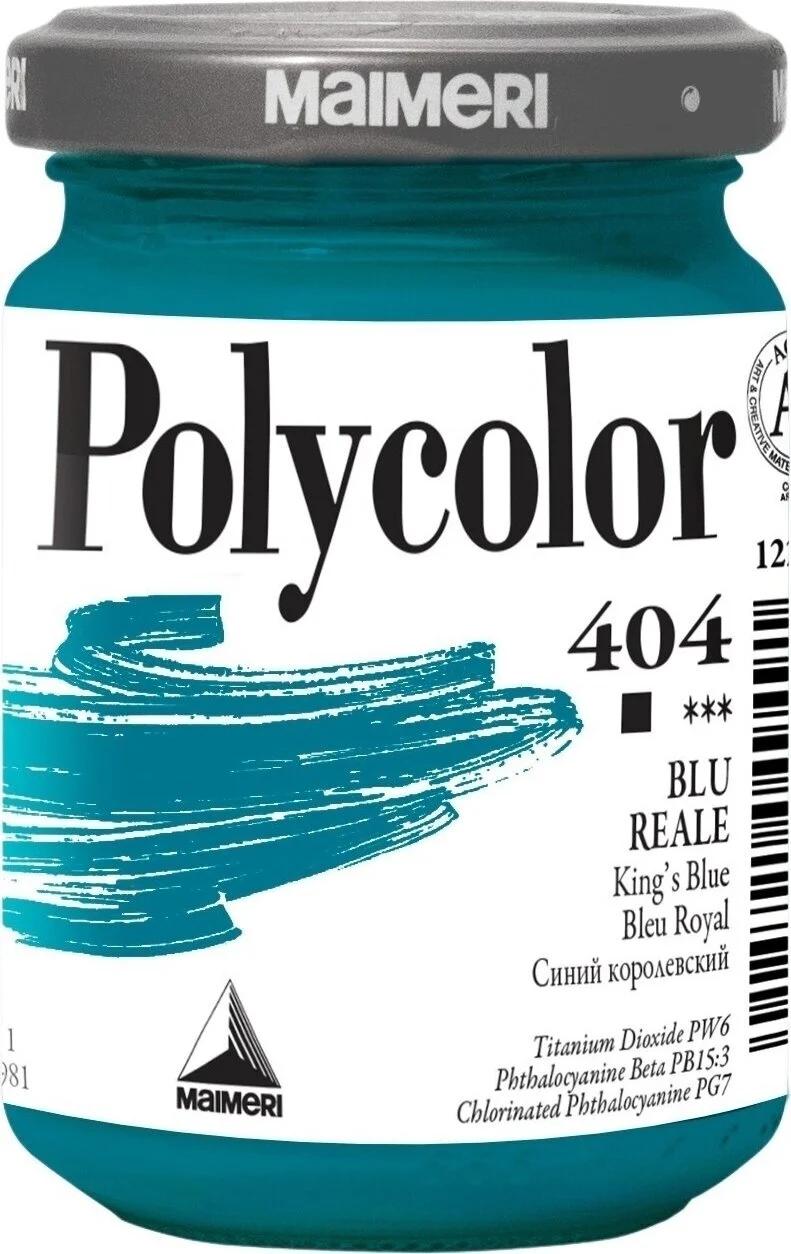 maimeri acrylic paint polycolor king's blue 404 140 ml