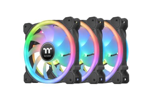 thermaltake case fan swafan infinity ex12 argb sync white 3 pack