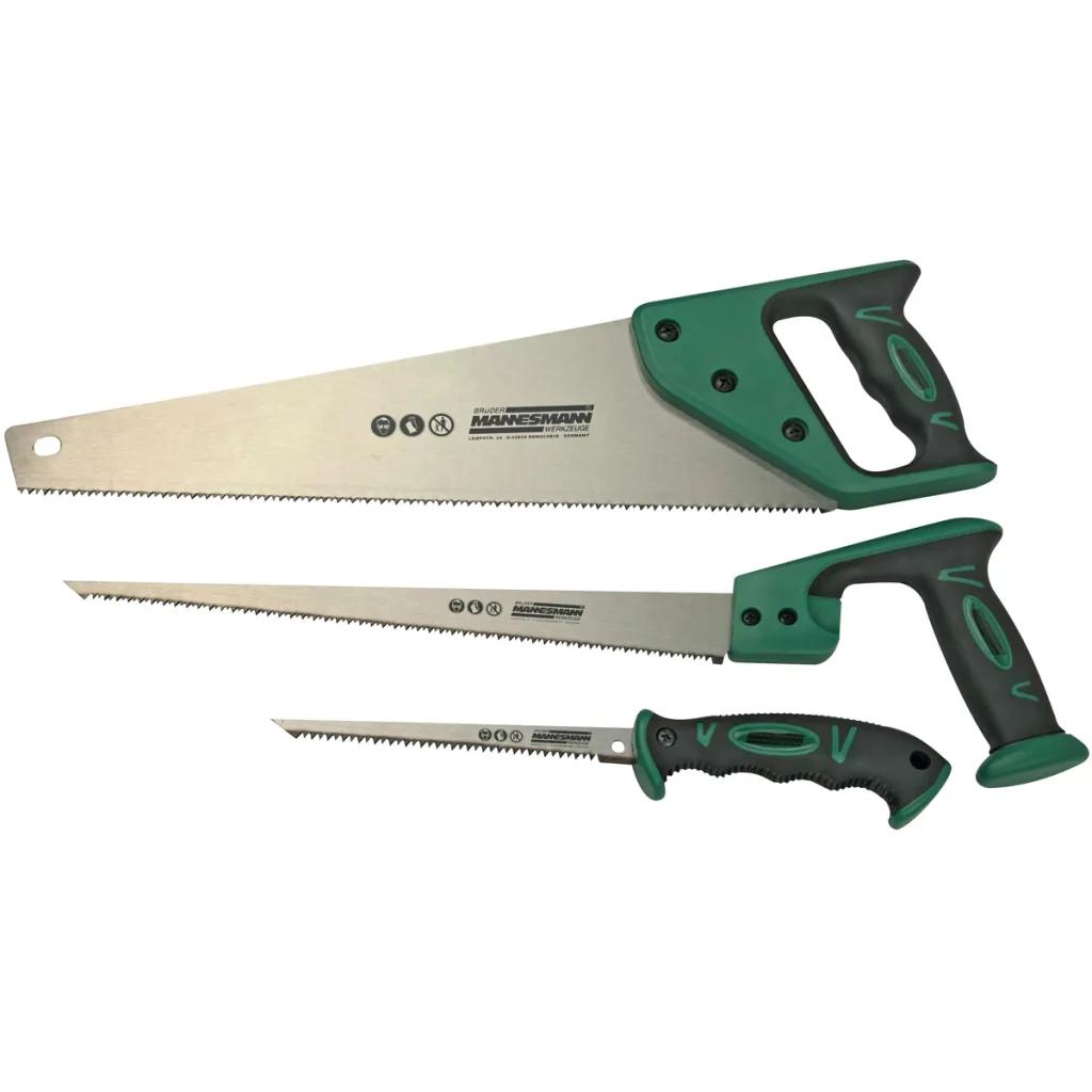 brueder mannesmann hand saw set m30115 3 pieces