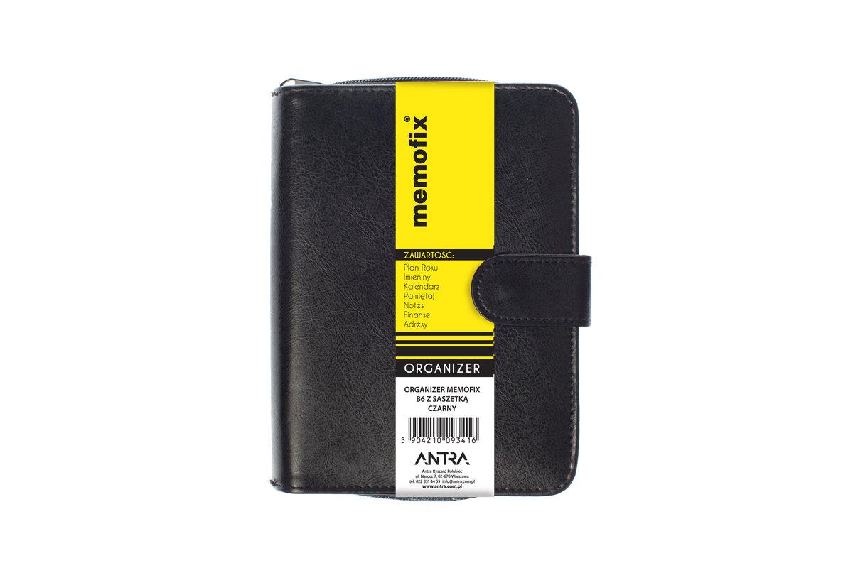 memofix organizer b6 monochromatic with pouch