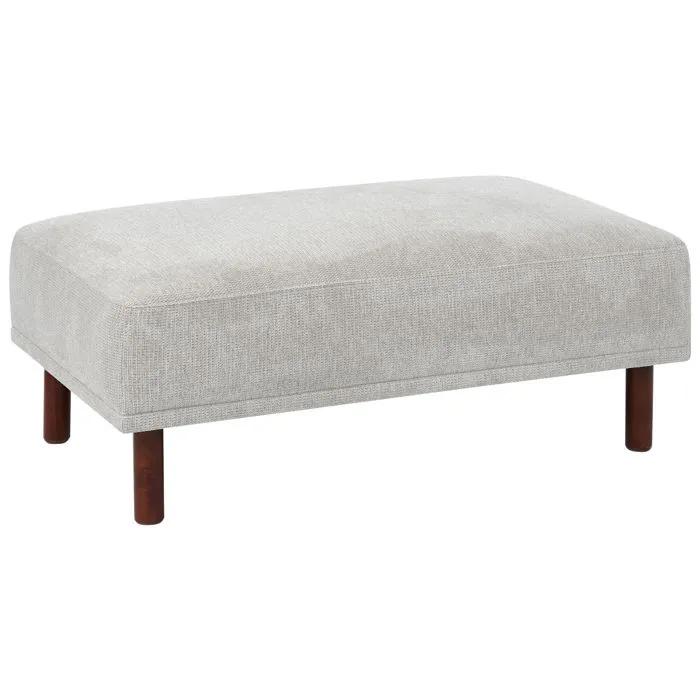 beliani ottoman holt grey 112x67x44cm