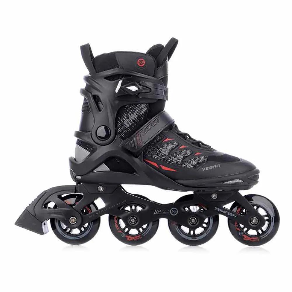 tempish inline skates vebra 84 black 43 eu