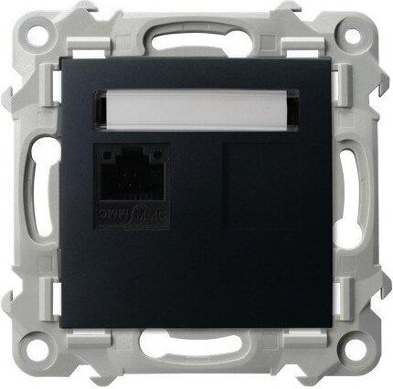 ospel computer socket gpk-1z/k/m/33 black metallic
