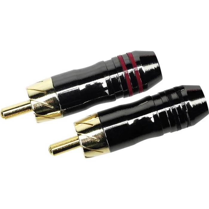 sinuslive cinch plug high-end gold plated 2 pcs