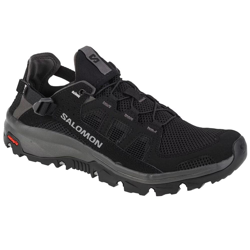 salomon hiking shoes techamphibian 5 black