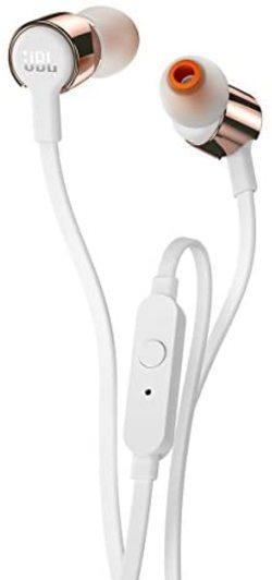jbl in-ear headphones t210 rose gold