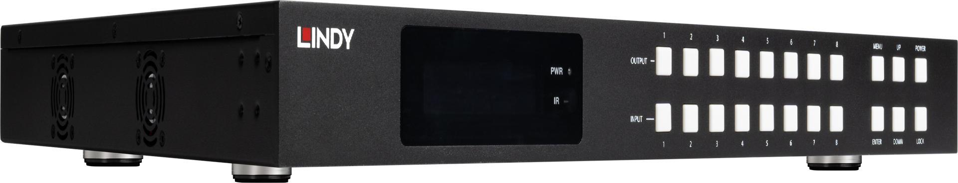 lindy hdmi matrix switch 8x8 4k60 seamless