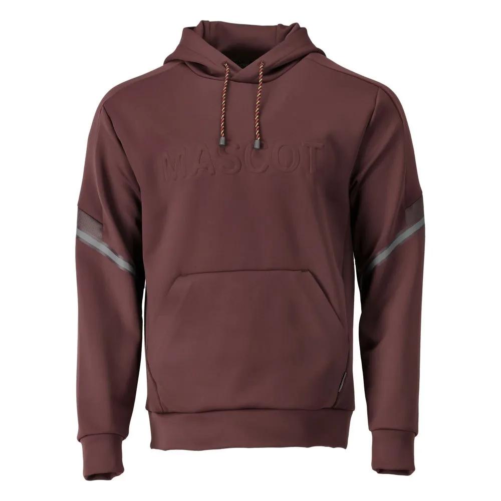 mascot hoodie customized 22186 bordeaux m
