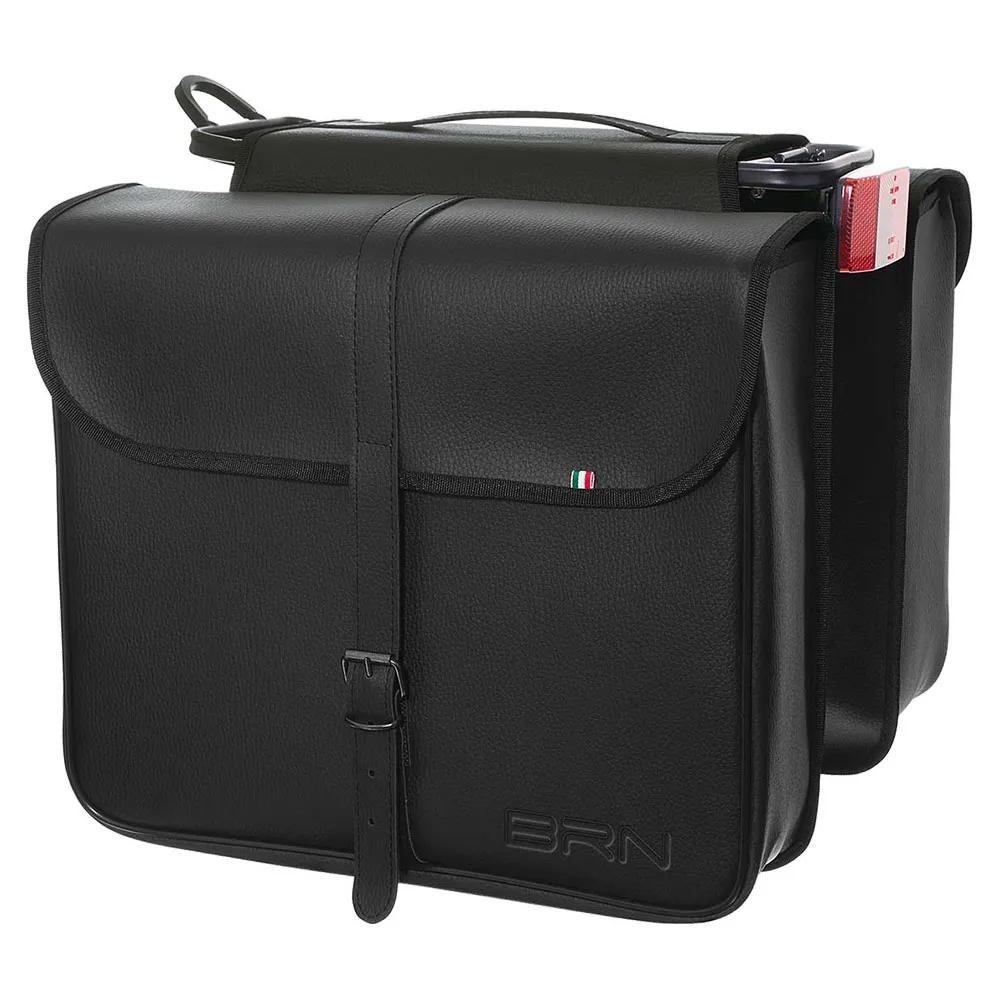 brn bicycle panniers zurigo 20l black