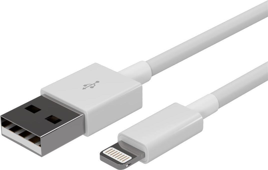 flexline usb charging sync cable 2m white