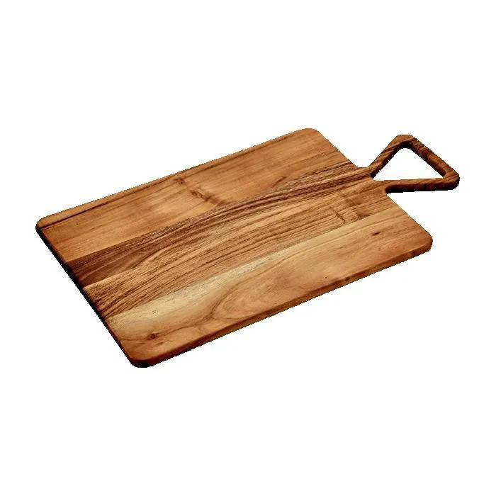 kesper cutting board acacia wood with handle 42x23cm