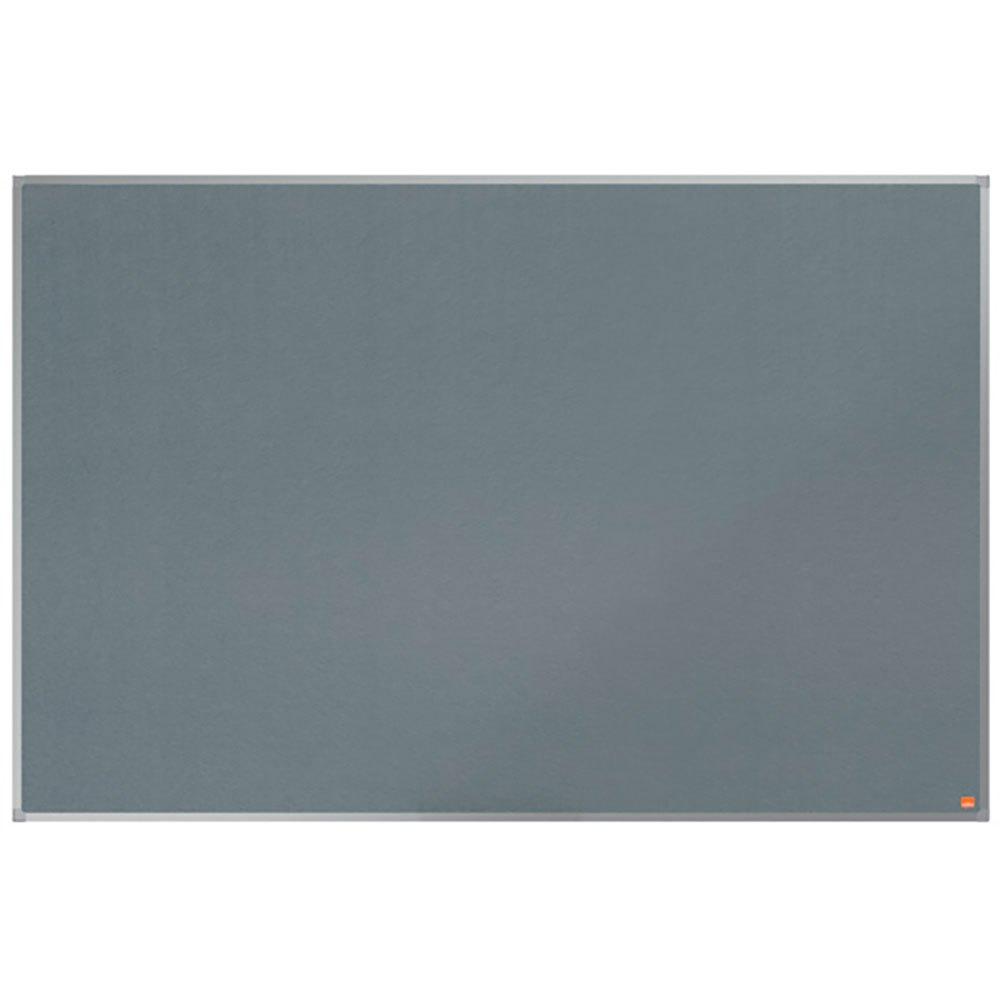 nobo notice board essence felt 1500x1000 grey
