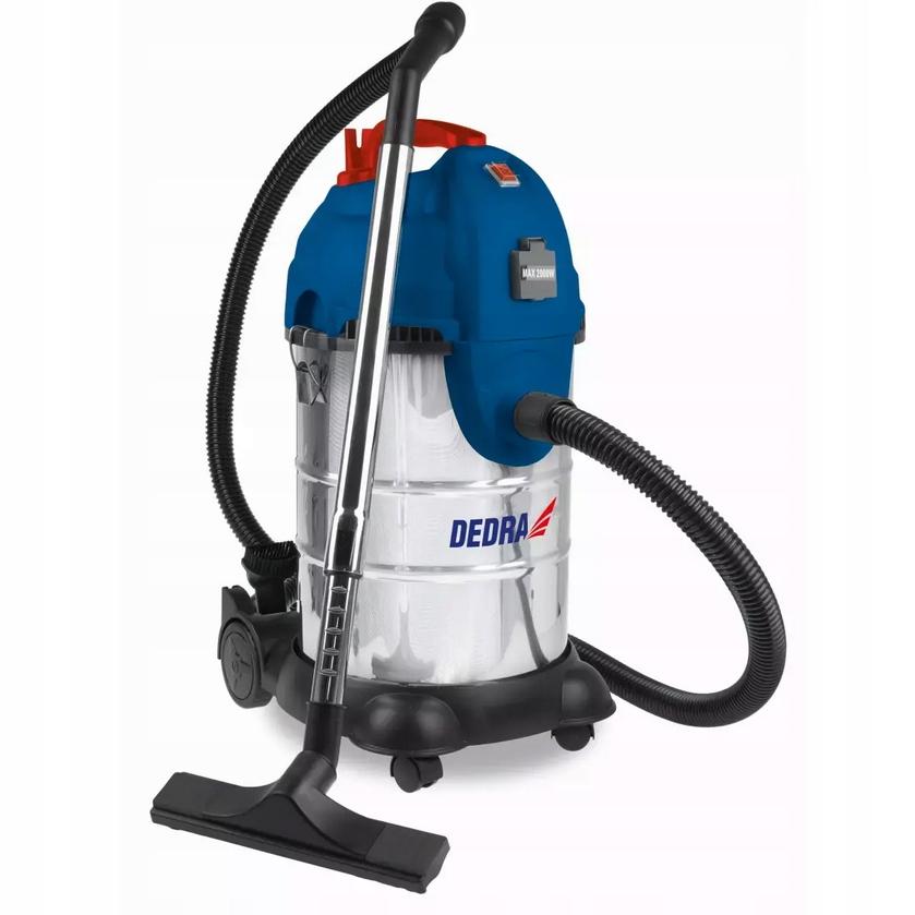 dedra industrial vacuum cleaner ded6606 1600w 30l