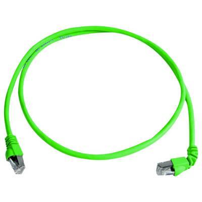 telegärtner network cable cat6a s/ftp 0.5m green
