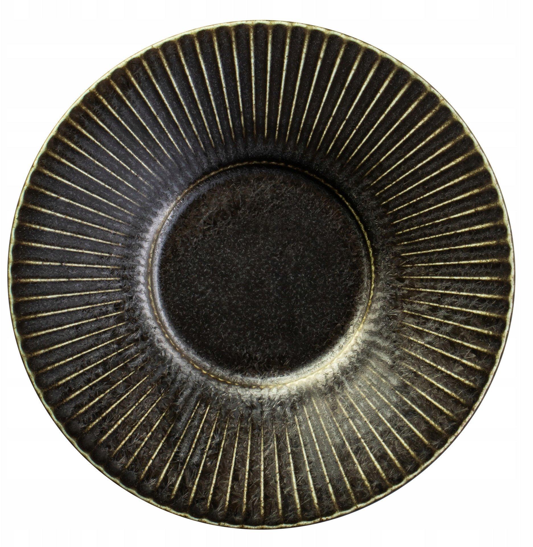 verlo coffee saucer plisse graphite 15cm