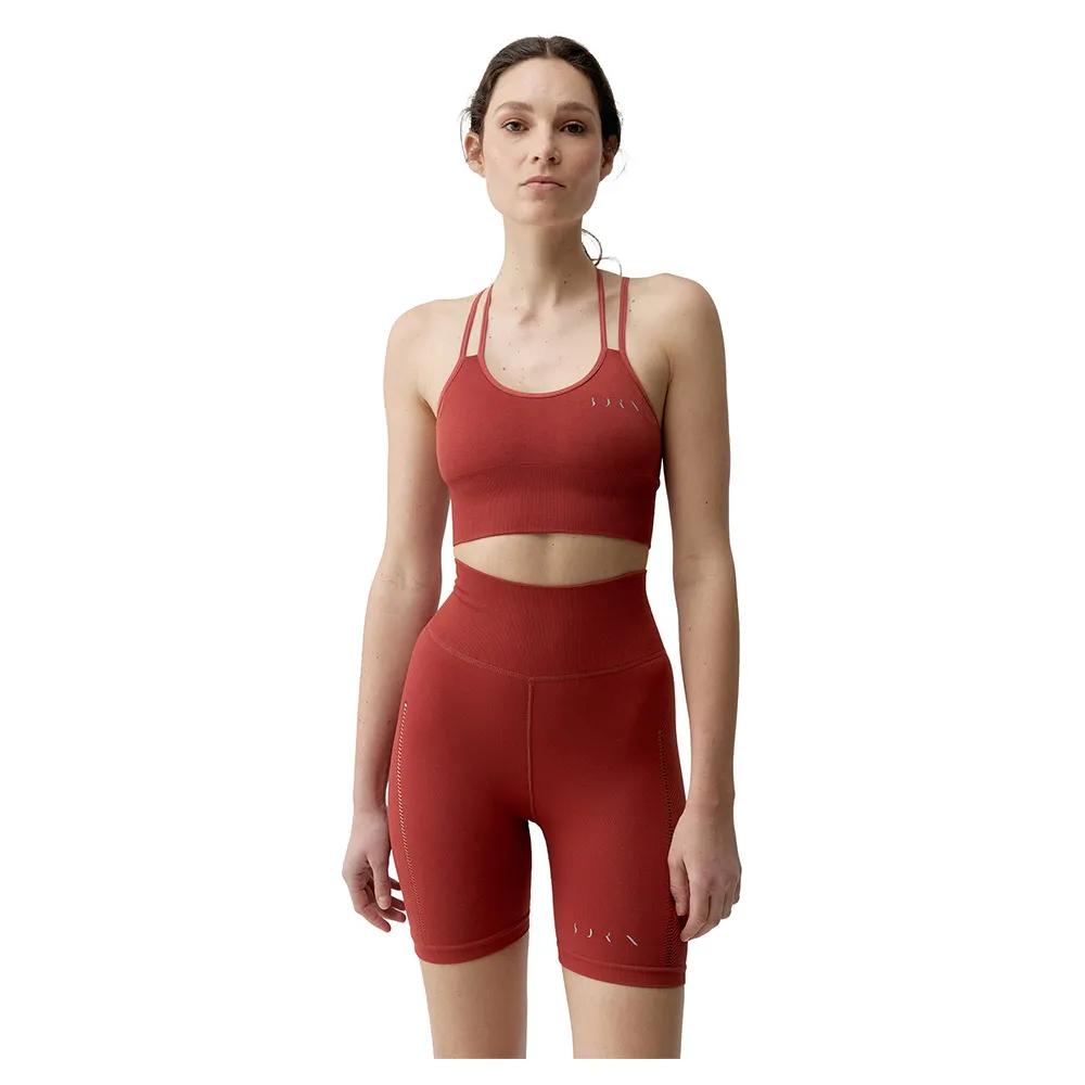 born living yoga sports bra sunset seamless medium support s