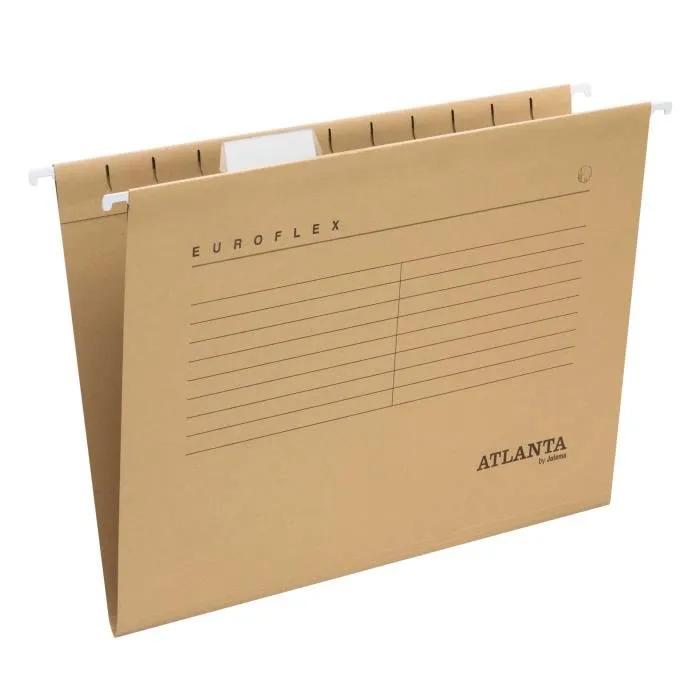 euroflex hanging folder a4 brown 25 pack
