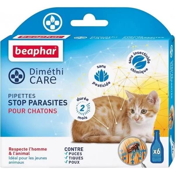 beaphar antiparasitic pipettes dimethicare 6 x 0.75ml