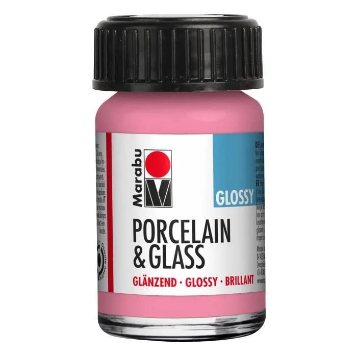 marabu paint porcelain glass pink 15ml