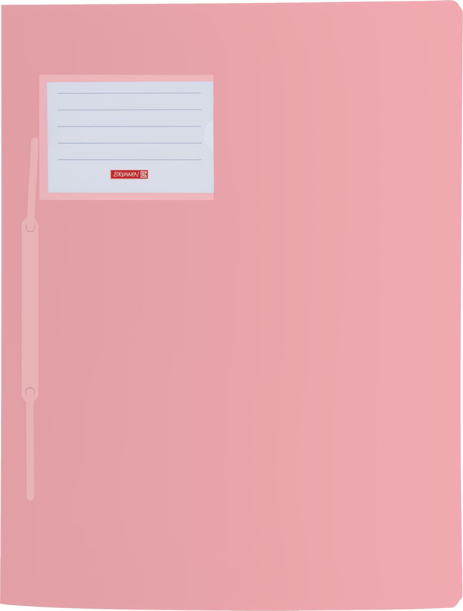 brunnen schnellhefter a4 pastel pink 1 piece