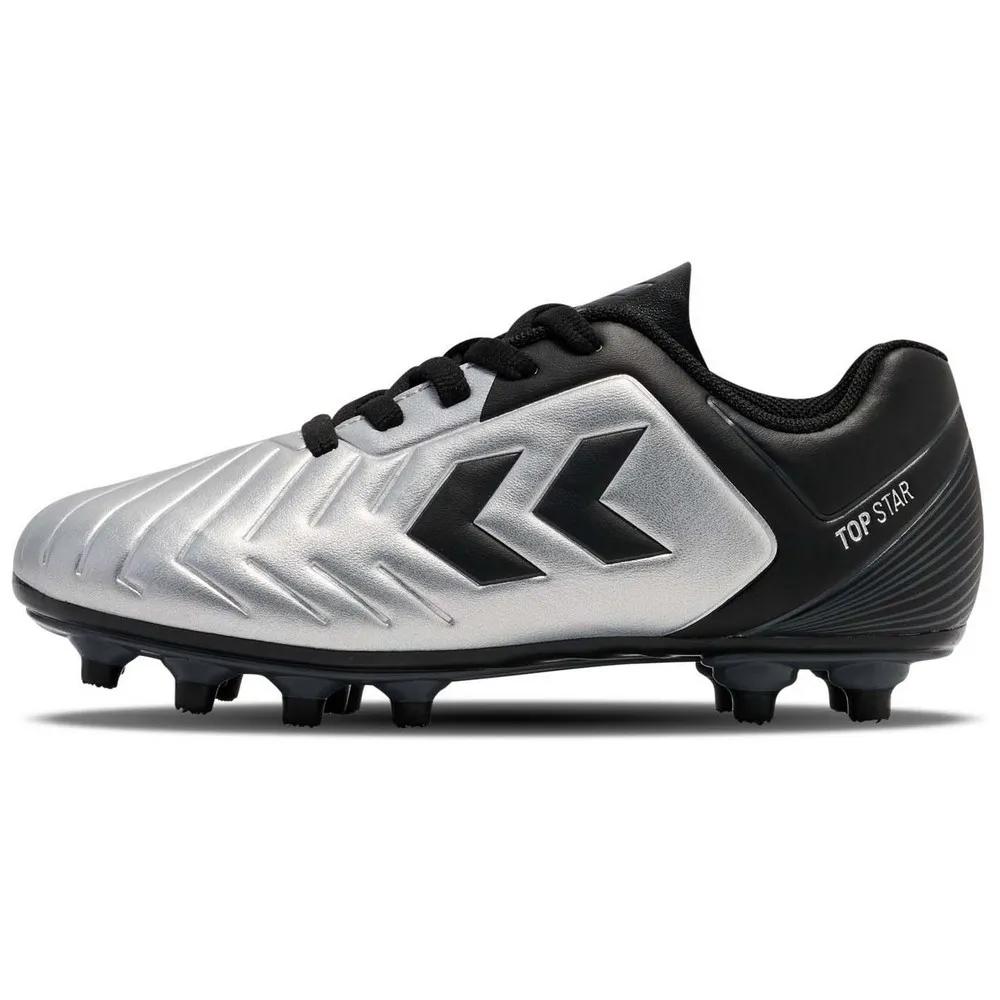 hummel football boots top star lc 2.0 fg black/silver 31