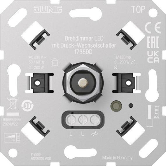 jung dimmer switch 1735 dd led