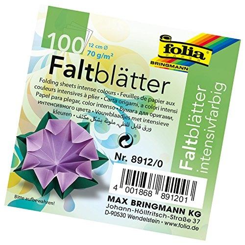 folia craft paper sheets round 120mm assorted colors 100 pack