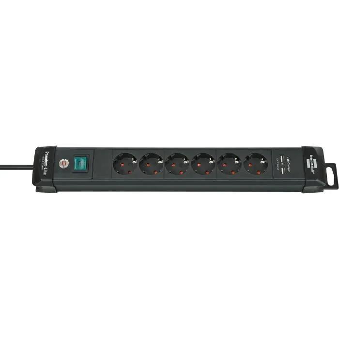 brennenstuhl power strip premium-line 6 outlets 3m