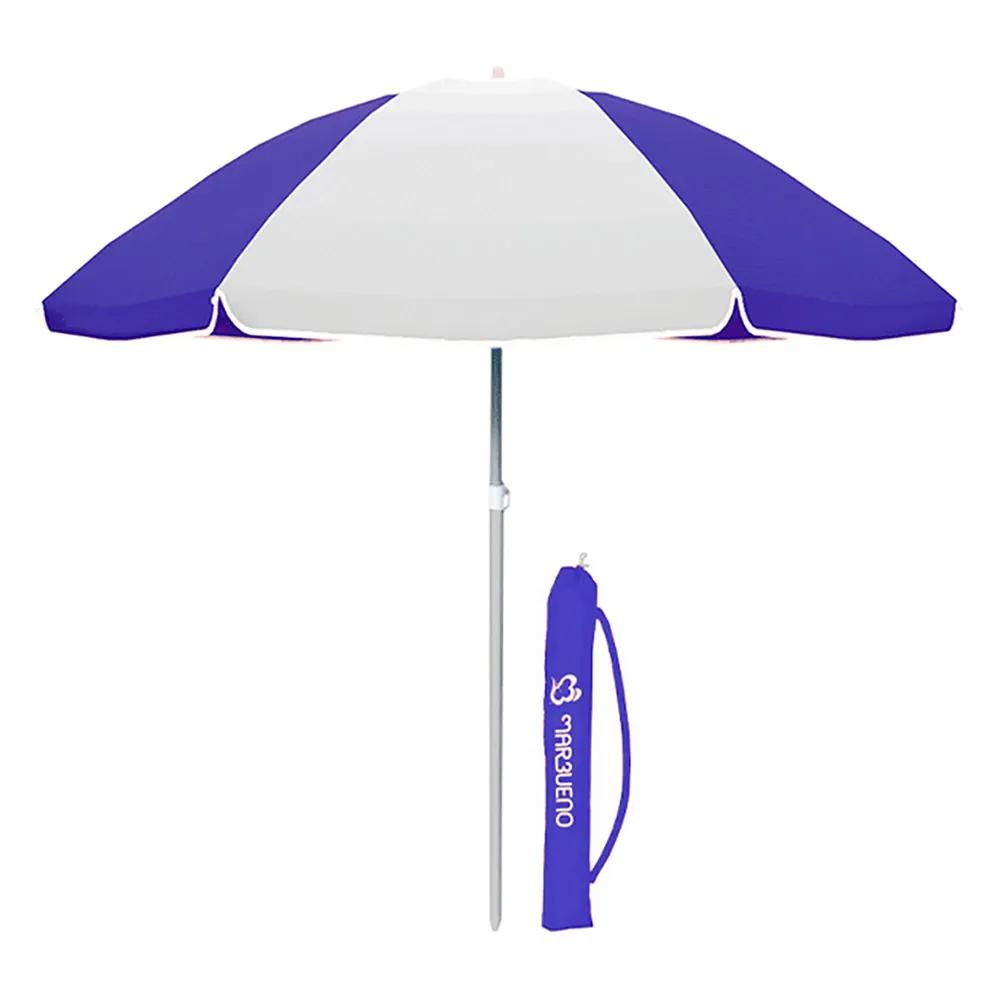 marbueno beach umbrella summer 10347a 180cm blue