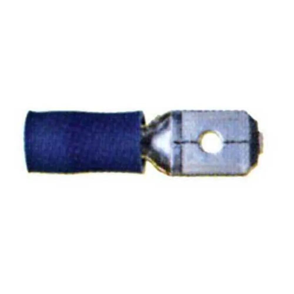 oem flat male connector 6.3x0.8mm 100 pack