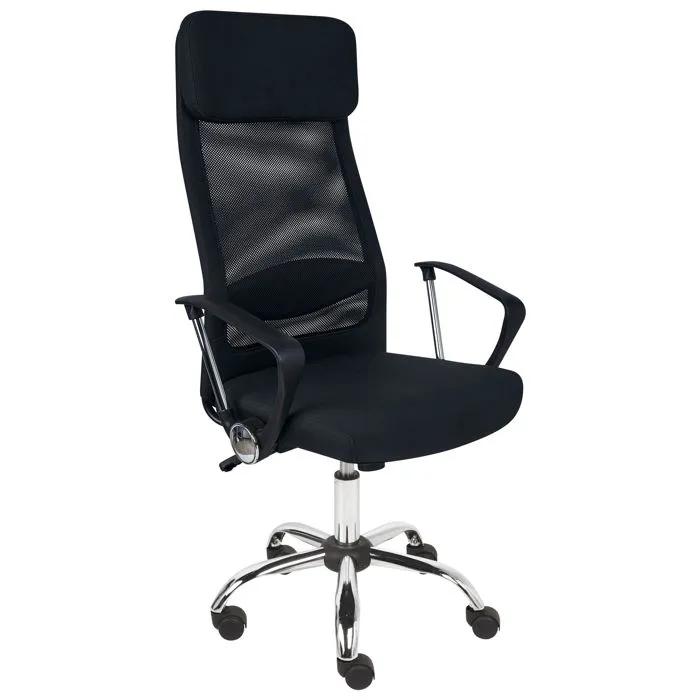 beliani office chair pioneer ii black ergonomic