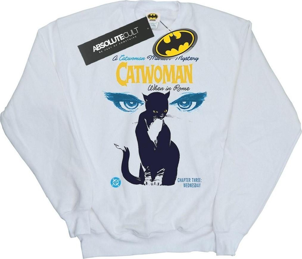 dc comics sweatshirt when in rome white l