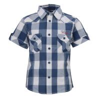 eclavix shirt short sleeve check slate 14 years