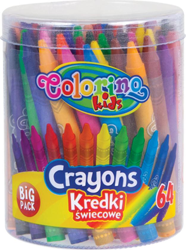 colorino drawing crayons 64 pcs