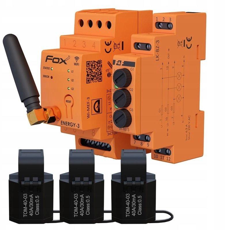 f&f energy consumption monitor kit wi-mef-3-40a wi-fi + protection lk-bz-3