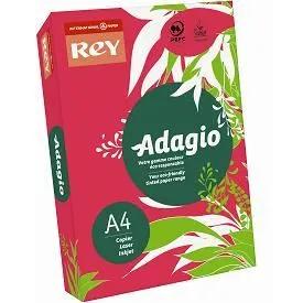 rey printing paper adagio intense red 80g 500 sheets