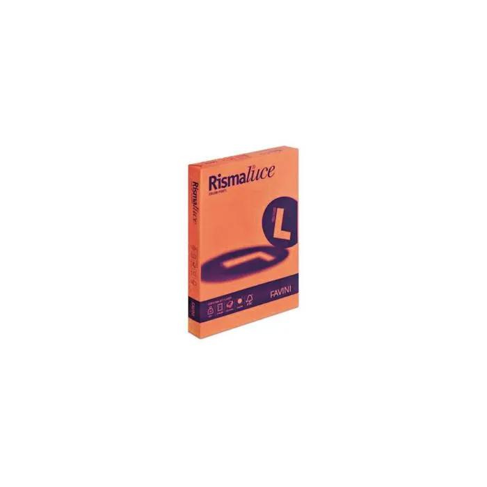 favini colored paper rismaluce a4 orange 100 sheets