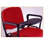 unisit armrests with oval tablet dado series black