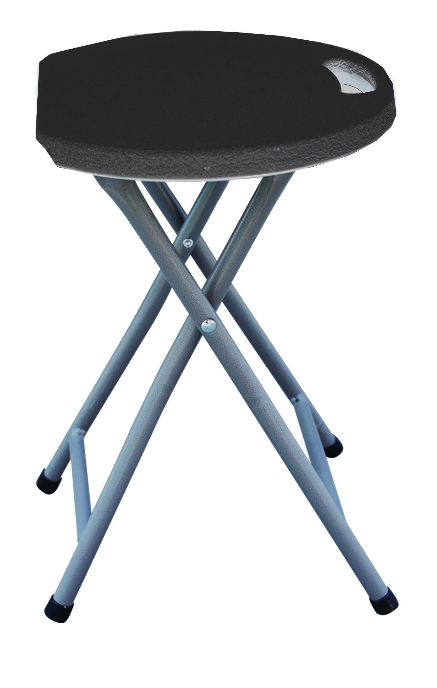 garden friend folding stool hdpe walnut