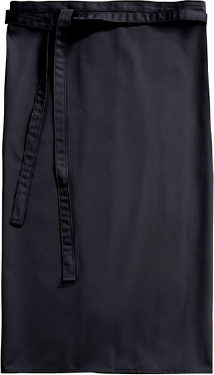cg workwear bistro apron roma 80 gree nature raven 80x100cm