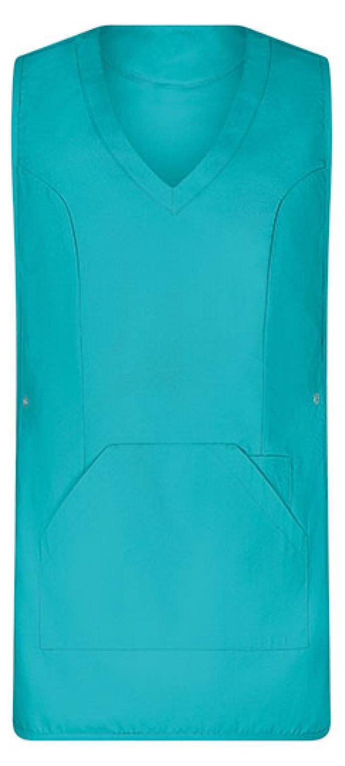 exner apron throwover soft touch teal size ii